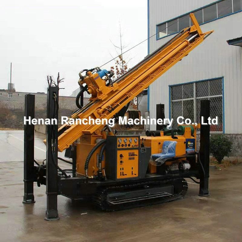 350m Crawler Montierte Wasserbohrmaschine Bohrloch Pneumatische Wasserbohrmaschine Bohrbohrmaschine