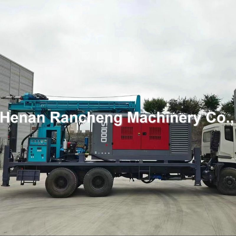 Vollhydraulische Wasserbohrmaschine 500m tiefe Bohrstelle Lastwagen Wasserbohranlage