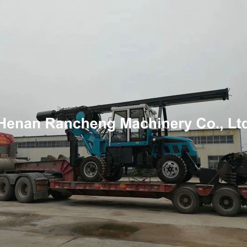 500-1500 mm Vielseitiges Rad-Typ Auger Piling Rig Für 30-50r/Min Powerhead Drehgeschwindigkeit
