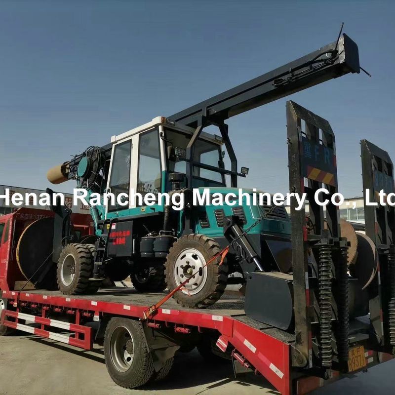 500-1500 mm Vielseitiges Rad-Typ Auger Piling Rig Für 30-50r/Min Powerhead Drehgeschwindigkeit