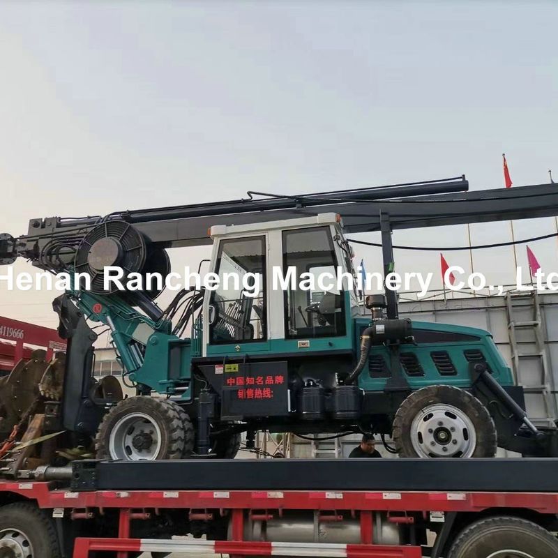 500-1500 mm Vielseitiges Rad-Typ Auger Piling Rig Für 30-50r/Min Powerhead Drehgeschwindigkeit