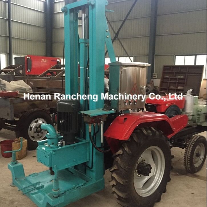 150m DTH Hydraulik-Wasserbohranlage Maschine Portable Pneumatischer Traktor Montierte Bohr-Bohr-Anlage