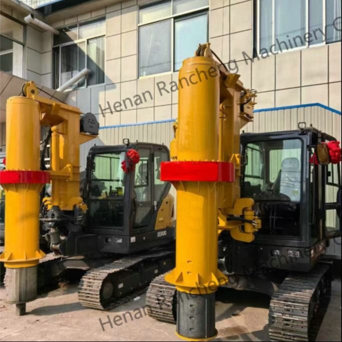 RCQ-10C Hydraulisches Mini-Pile-Bohrgerät 10m Tiefe mit 10-45RPM R/Min Drehgeschwindigkeit