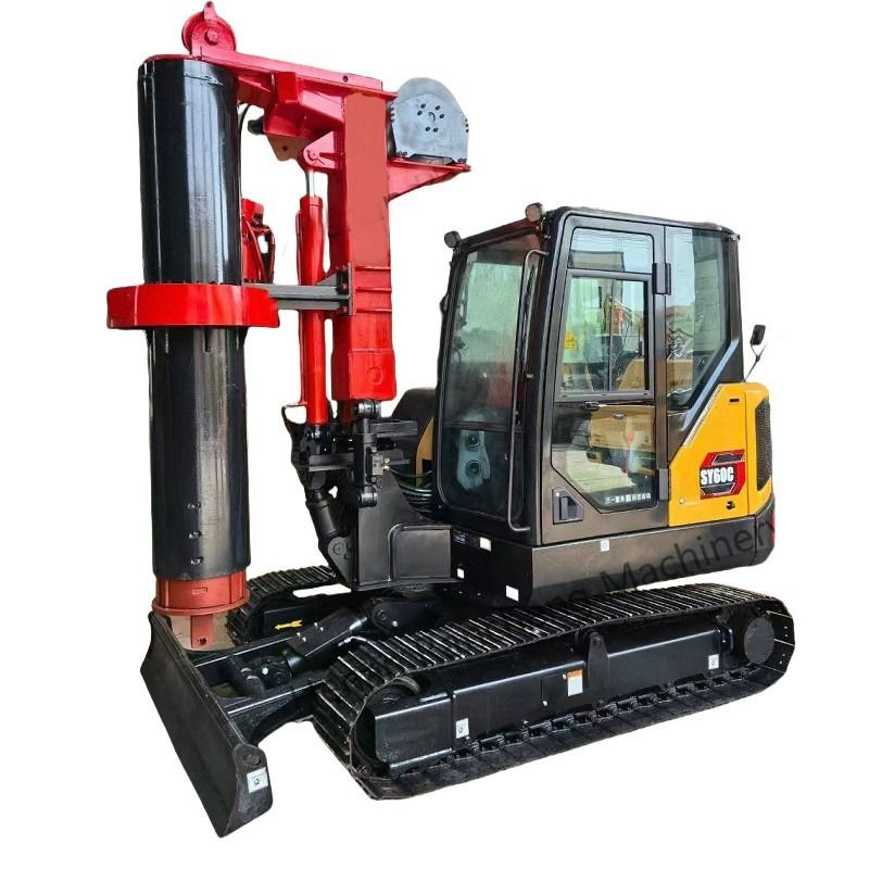 RCQ-10C Hydraulisches Mini-Pile-Bohrgerät 10m Tiefe mit 10-45RPM R/Min Drehgeschwindigkeit