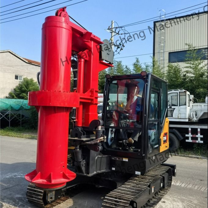 RCQ-10C Hydraulisches Mini-Pile-Bohrgerät 10m Tiefe mit 10-45RPM R/Min Drehgeschwindigkeit