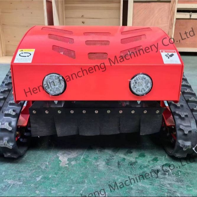 Crawler-Typ Vierrad-Hybrid-Fernsteuerung Rasenmäher 8 PS Benzinmotor