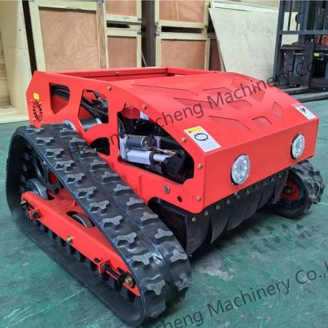 Crawler-Typ Vierrad-Hybrid-Fernsteuerung Rasenmäher 8 PS Benzinmotor