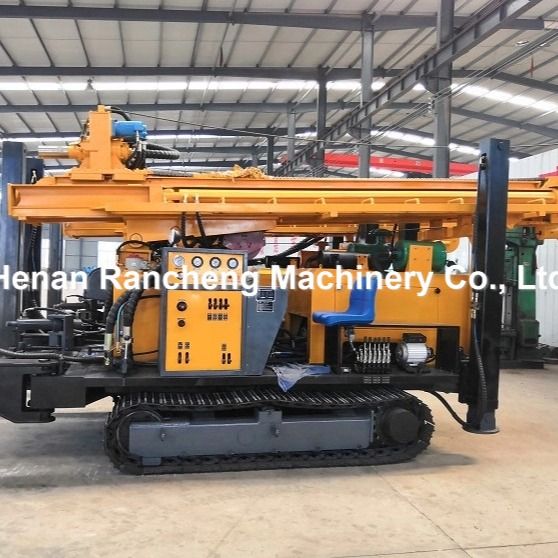 600m Tiefwasserbrunnen Dieselmotor Bohrgerät RCF600C DTH Bergbau Crawler Montierte Maschine
