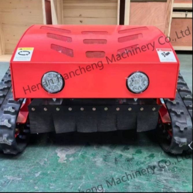 Crawler-Typ Vierrad-Hybrid-Fernsteuerung Rasenmäher 20 mm-180 mm Schneidhöhe