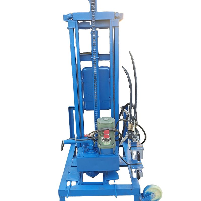 100 m tiefe elektrische, tragbare Wasserbohranlage mit Motor mit 22 PS und maximaler Last von 40 kg