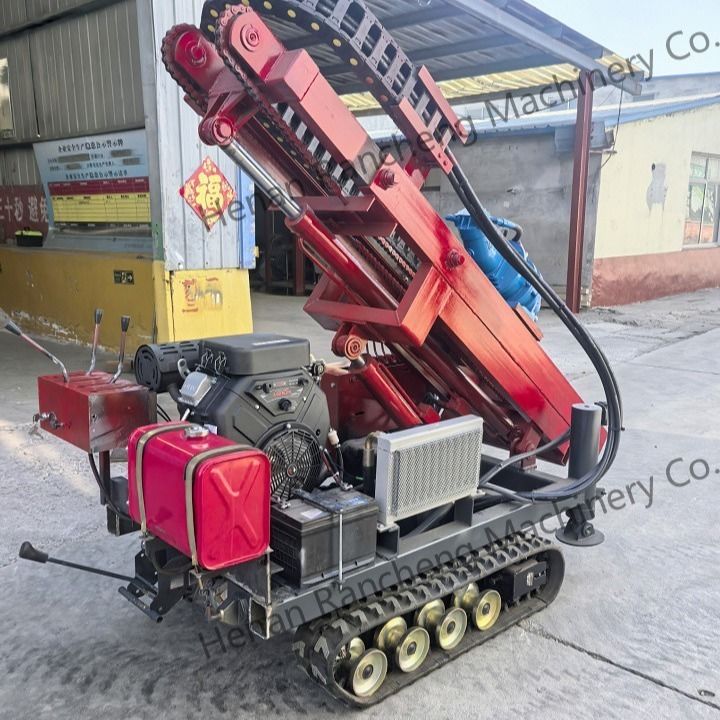 RCKM-30S Kleiner hydraulischer Pfahlantrieb für die Installation von Solarpfahlen mit Benzinmotor mit 28 PS