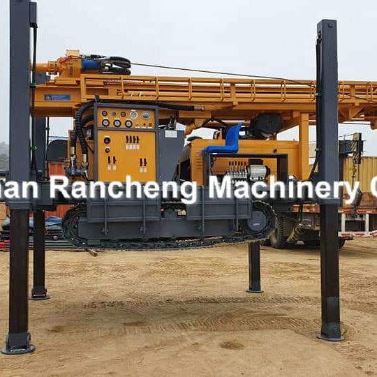 350m Crawler Montierte Wasserbohrmaschine Bohrloch Pneumatische Wasserbohrmaschine Bohrbohrmaschine