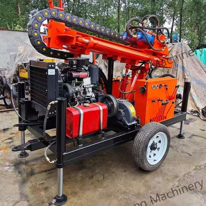 Vollhydraulische Räder Diesel-Wasserbohrloch RCS200W Kleine Bohrmaschine zum Verkauf