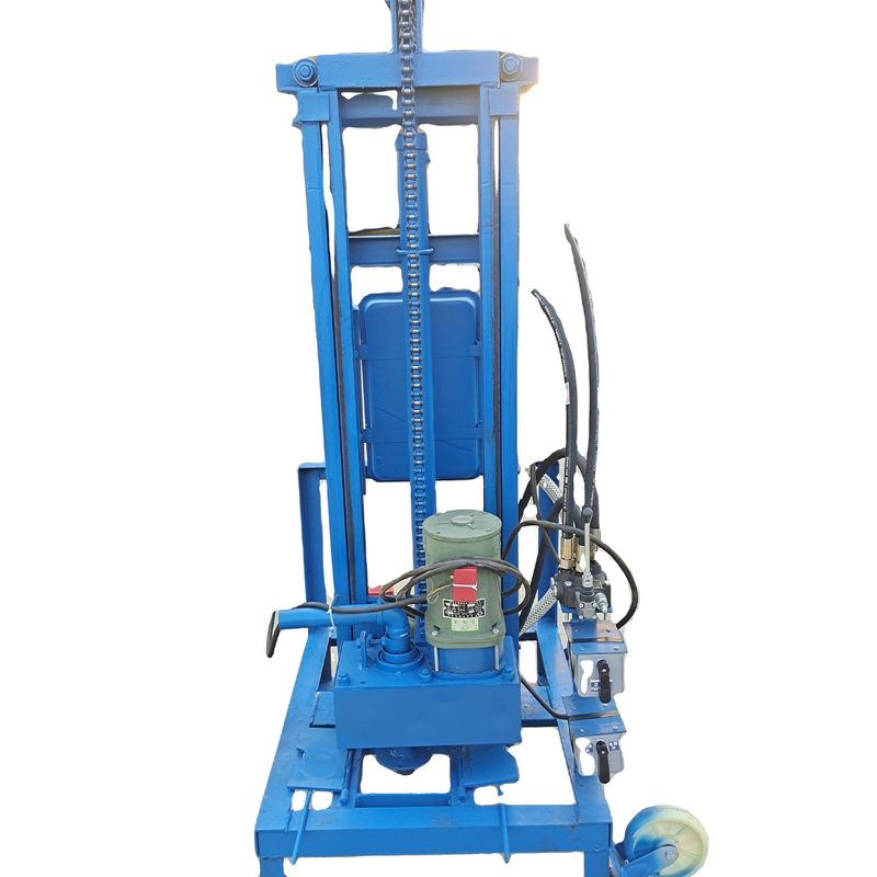 100 m tiefe elektrische, tragbare Wasserbohranlage mit Motor mit 22 PS und maximaler Last von 40 kg