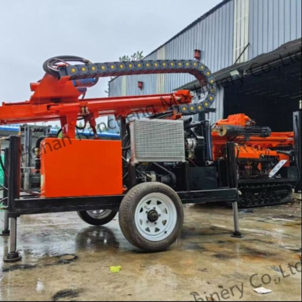 Vollhydraulische Räder Diesel-Wasserbohrloch RCS200W Kleine Bohrmaschine zum Verkauf
