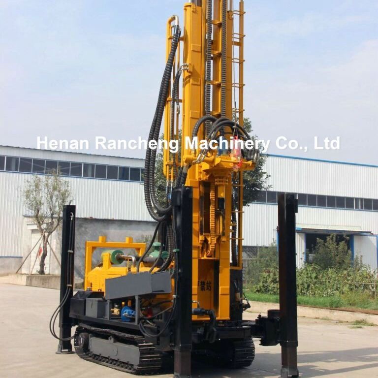 350m Crawler Montierte Wasserbohrmaschine Bohrloch Pneumatische Wasserbohrmaschine Bohrbohrmaschine