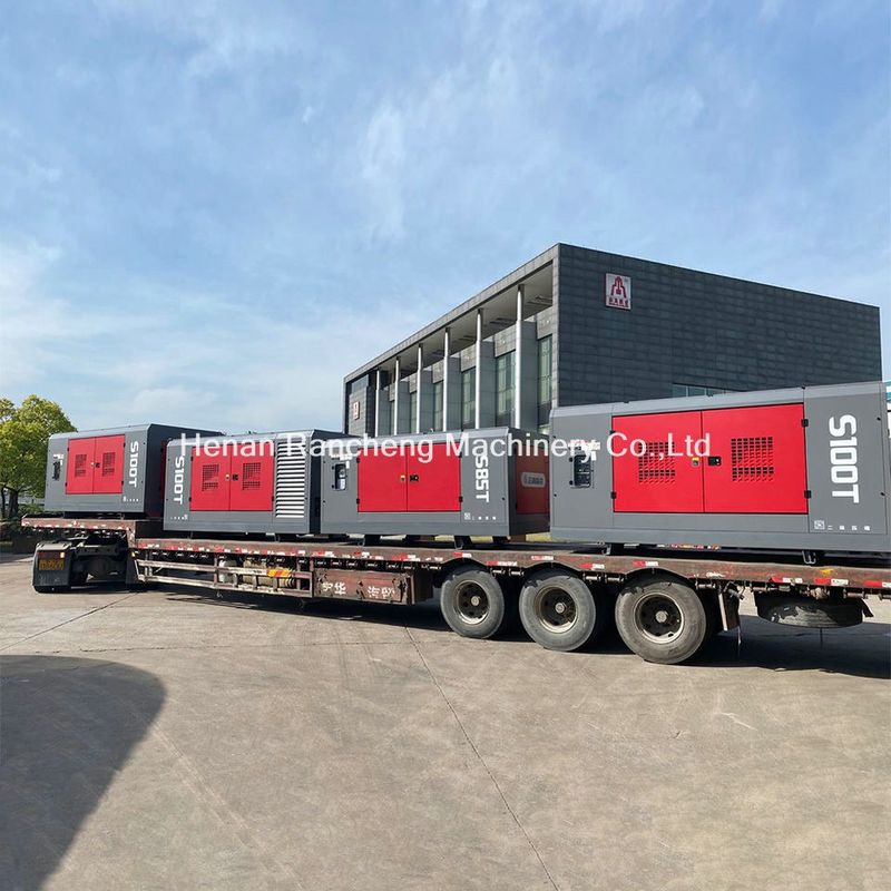 Luftkapazität 31 m3/Min S100T Luftkompressor Arbeitsdruck 25 bar mit 309 kW Xichai Motor