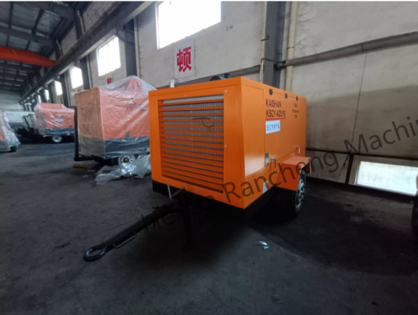 KSCY-400/14.5K  400cfm Diesel-Schraubenkompressor, tragbar, mit Cummins-Motor