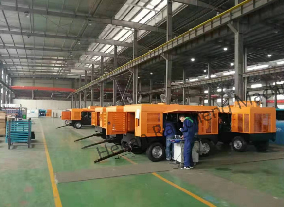 KSCY-400/14.5K  400cfm Diesel-Schraubenkompressor, tragbar, mit Cummins-Motor