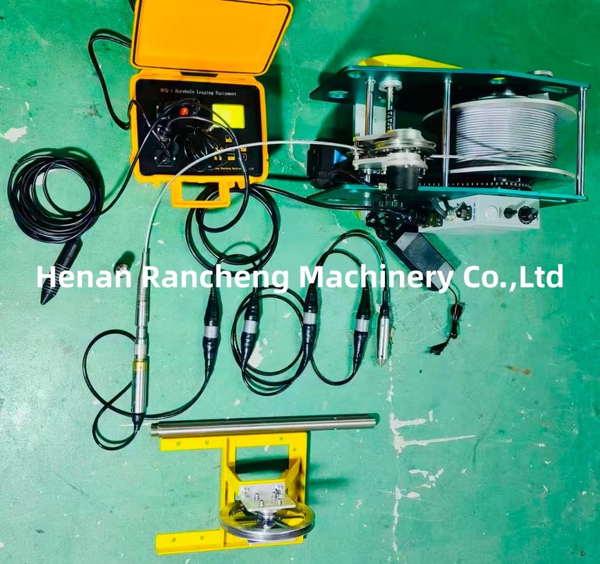 300m Geophysikalische Ausrüstung Bohrloch Wasserbrunneloggerät 1% (Skala) Anscheinliche Widerstandsmessgenauigkeit