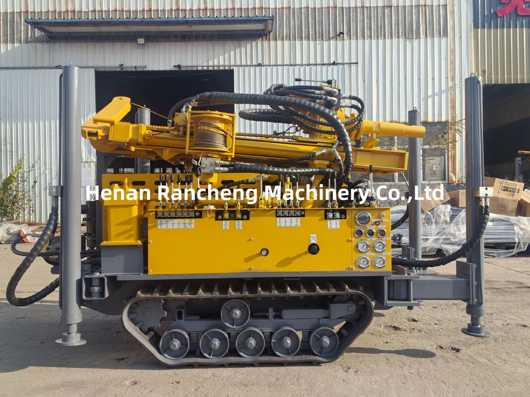 180 m Tiefe Wasserbohrmaschine 77,3 kW Motor Crawler Wasserbohranlage