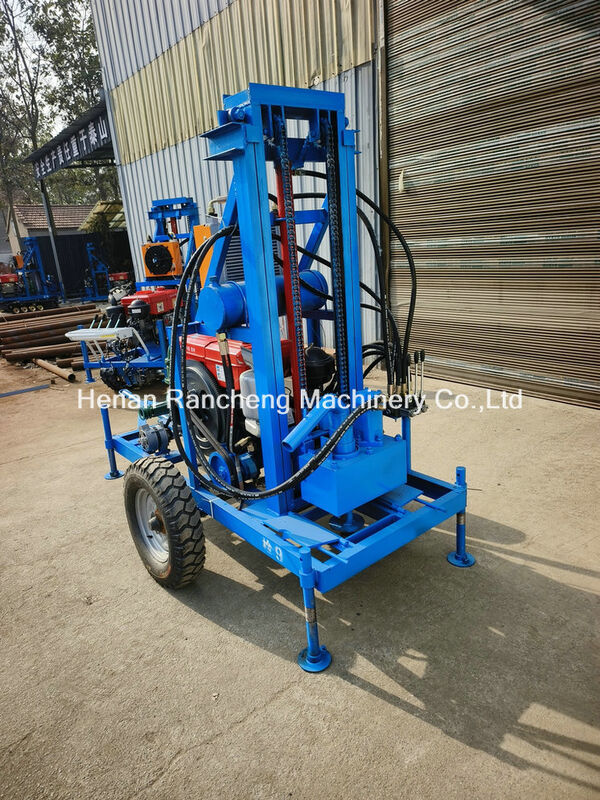 150m Bohrtiefe Portable Wasserbohrmaschine mit 450mm Bohrloch Durchmesser