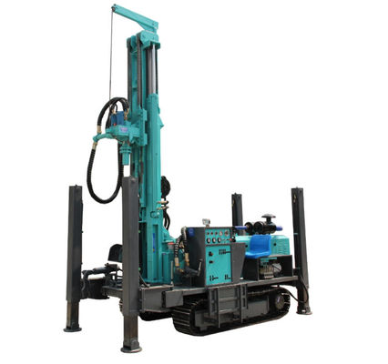 280m Bohrtiefe Hydraulischer Crawler Wasserbohrgerät 70KW Yuchai-Motor
