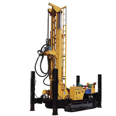 300m Bohrtiefe Wasserbrunnen Crawler Typ Bohrmaschine 85KW Yuchai Motor