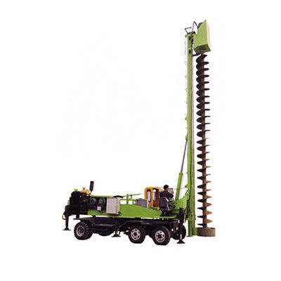 6 - 10 m Bohrgröße Auger Drehbohranlage 34 kW Dieselmotorleistung