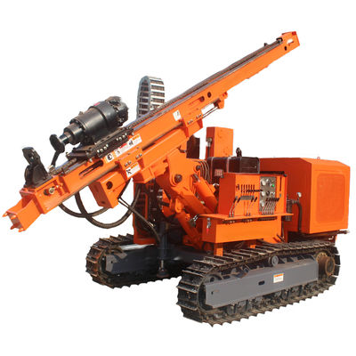 20 - 100 m Bohrtiefe Hydraulische Crawler-Pile-Treibermaschine 115 PS Dieselmotor