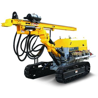 60-80m Tiefe Crawler Hydraulic DTH Bohrgerät 90-165mm Durchmesser Rotations- und Hammerbohrung