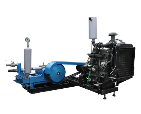 600 L/Min Durchflussgeschwindigkeit Kleine Bohrschlammpumpe 110mm Kolbenstrom 55kw Leistungsaufnahme