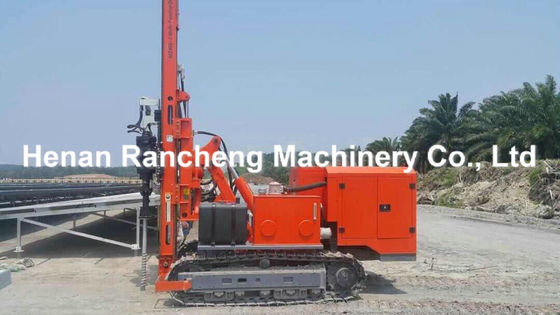 100m Tiefe Crawler Hydraulische Solarstapel Treiber sowohl Rotationsbohrung und Ramming