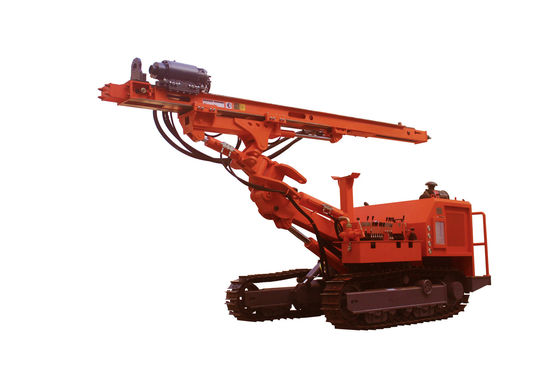 80 m Bohrtiefe DTH Bohrgerät 102 PS Dieselmotor-Blowhole-Bohrgeräte