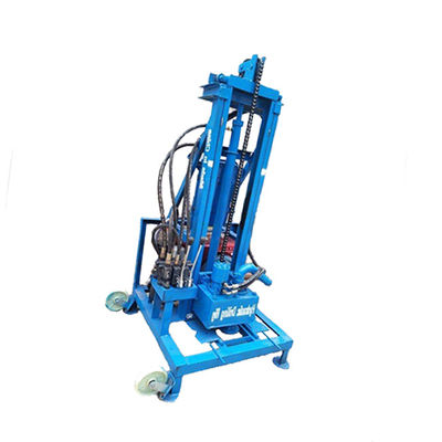 Zwei-Räder-Portable Wasserbohrmaschine 8 PS Leistung 100m Bohrtiefe