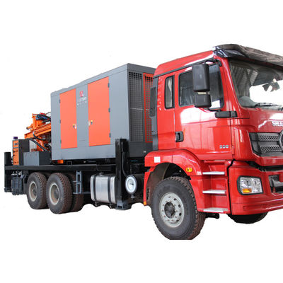 Lastwagen Wasserbohranlage 260m Tiefe 155KW Last Fahrzeugmotor 20T Gewicht