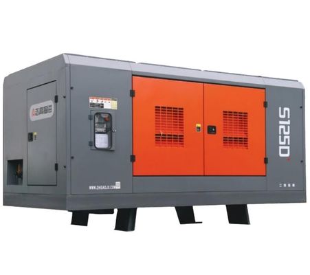 S125D Luftkompressor mit 410 kW Cu-mmins Motor für 300-400m Bohrungen