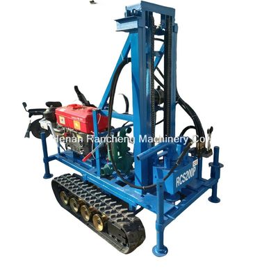 Gummikrawler-Montage-Portable-Wasserbohrmaschine 150m Tiefe 450mm Durchmesser Einfacher Betrieb