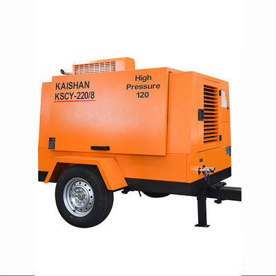 Kaishan Kscy-220/8 55kw 75PS Diesel angetriebener tragbarer Schraubluftkompressor