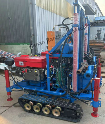 160 m kleine tragbare Wasserbohrmaschine mit 35 PS Motor