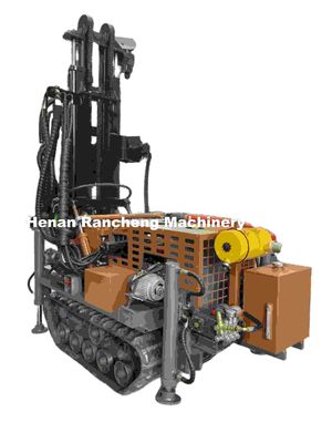 150m tiefe Mini-Portable Crawler Wasserbohrmaschine für Wasserbohrprojekte