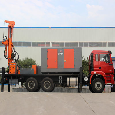 Hydraulische Bohrmaschine für Brunnen von 350 m Montierte Bohrmaschine Preis Diesel-Wasserbohranlage zum Verkauf