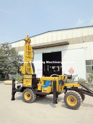 Max 220m 4 Räder Dieselanhänger Wasserbohrmaschine