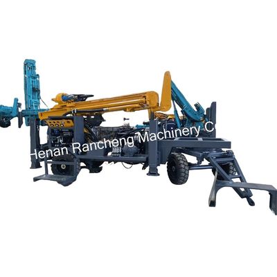 Vierradanhänger, Bohrlochbohrmaschine 220m Tiefe 65KW Motor