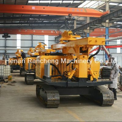 20-100m Tiefe Crawler Hydraulischer Solarstapel Treiber Rotation und Hammer Bohren