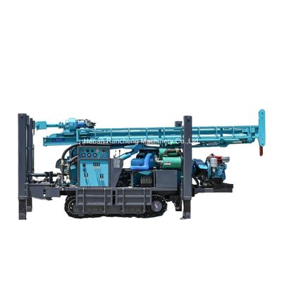 Hydraulische 300m Tiefe Crawler Montierte Wasser Brunnenbohrmaschine mit 85KW Diesel
