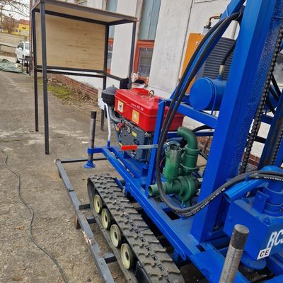 450 mm Durchmesser Gummi-Crawler-Wasserbohranlage für 150 m Tiefe Effizienz