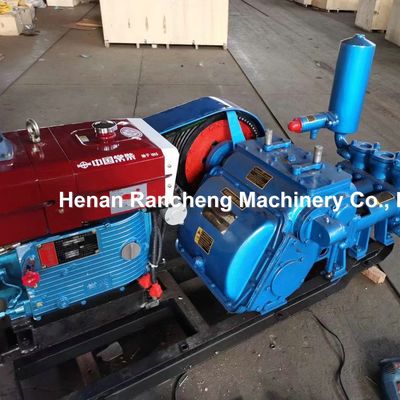 Leistungsstarke 100 mm Schlagschlammpumpe mit 65 mm Zylinder und 28 PS Motor