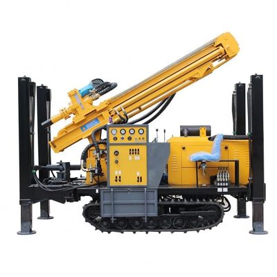 Rubber Crawler Hydraulic DTH Bohrgerät 200m Maschine mit BW250 Schlammpumpe