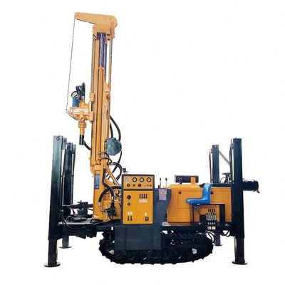 200m Deep Hydraulic Rotary Borehole Drill Rig DTH Deep Water Well Drilling Machine